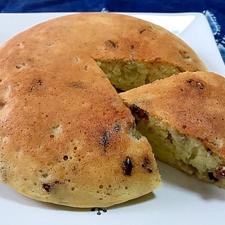 完熟バナナとナッツとドライフルーツの炊飯器ケーキ